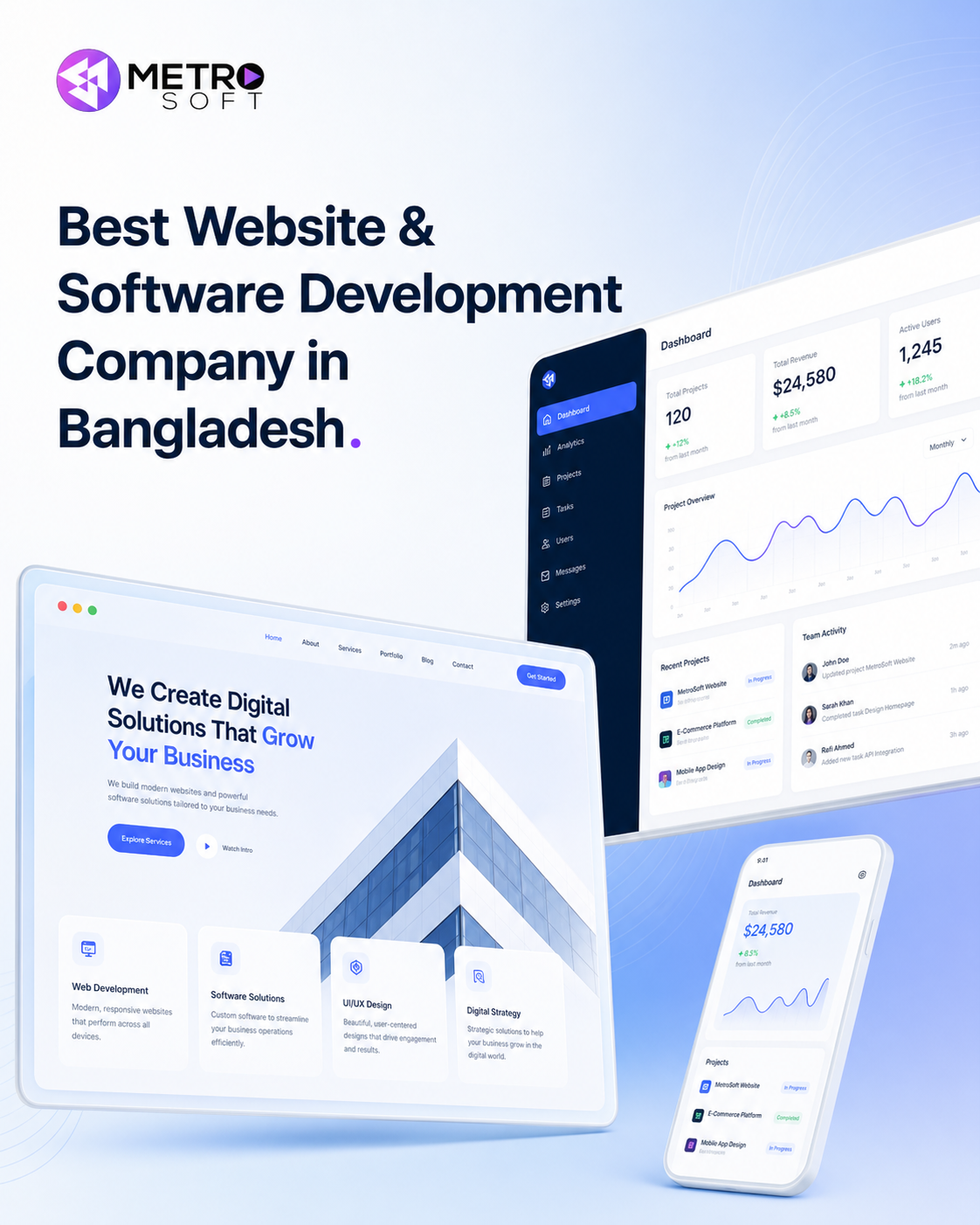 Custom Website & Software Development Company in Bangladesh image